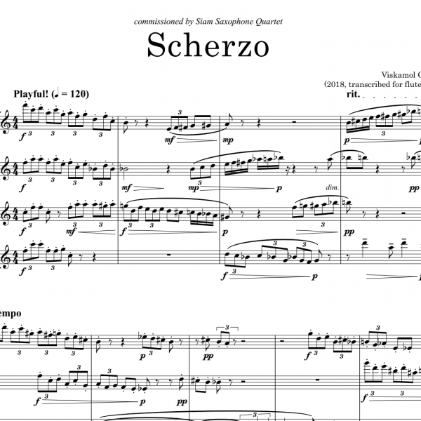 Scherzo (Flute Quartet)