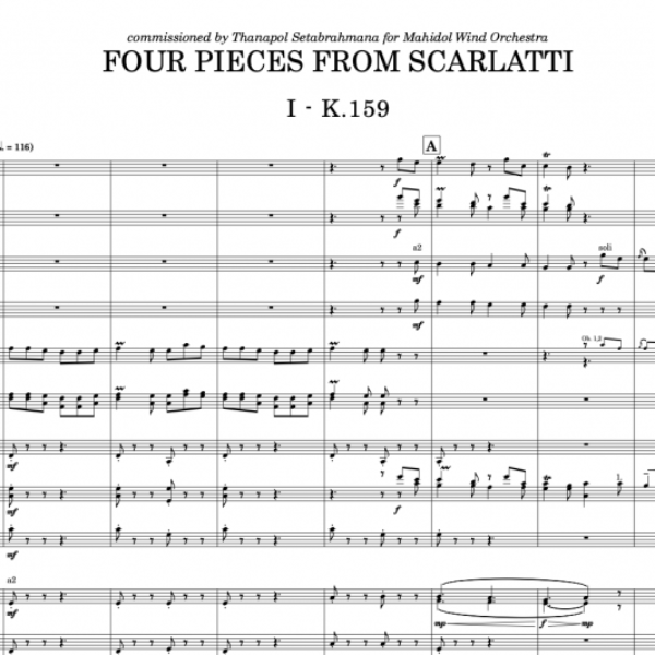 Four Pieces from Scarlatti (スカルラッティの四つの小品)